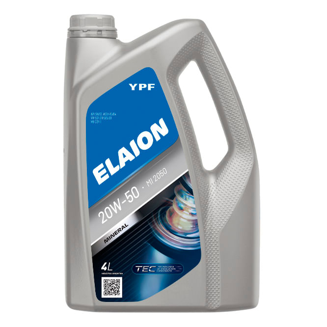 YPF ELAION MI 20W50 4L