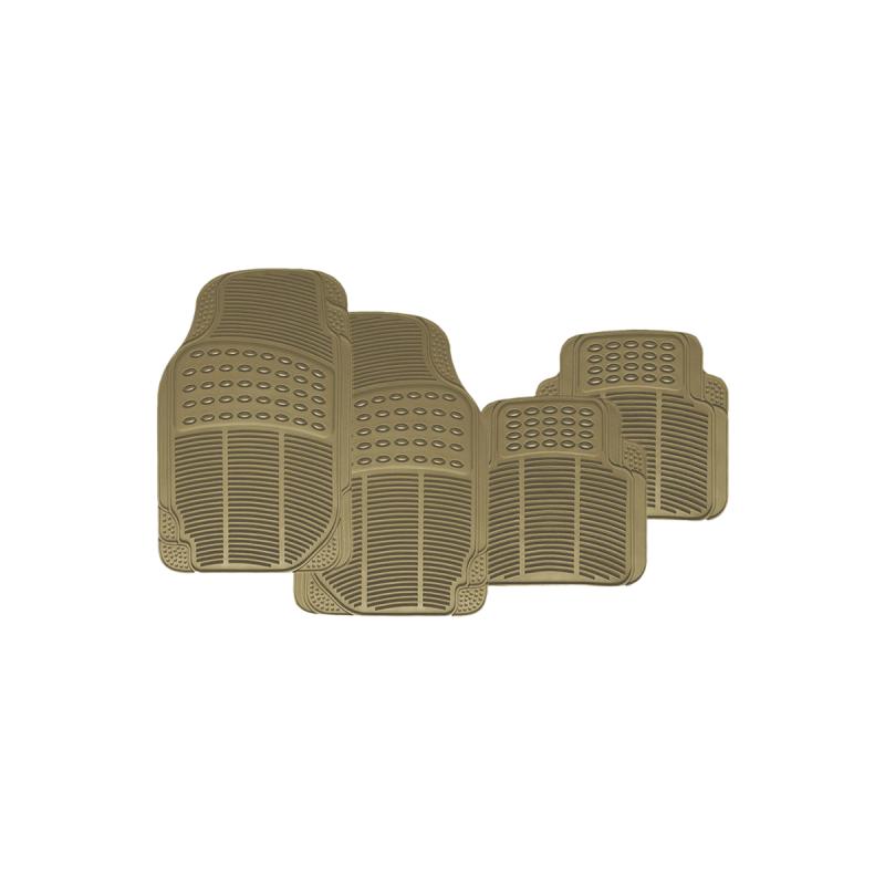 ALFOMBRA PVC 4 PIEZAS NEGRO