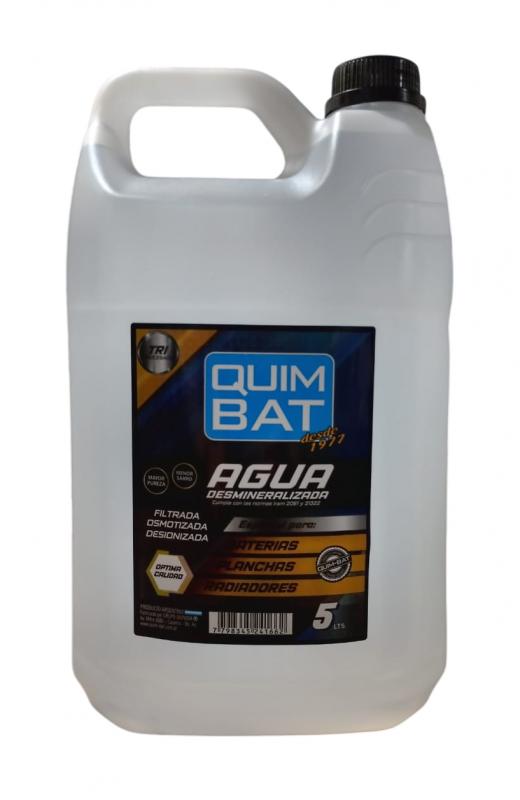 AGUA DESMINERALIZADA