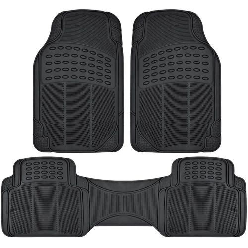 Imagen ilustrativa de ALFOMBRA PVC 3 PIEZAS NEGRO